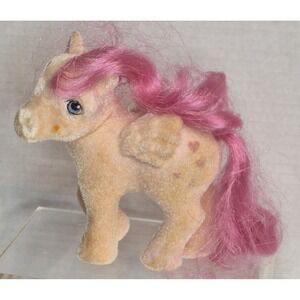 Vintage My Little Pony G1 So Soft Heart Throb Pegasus Peach Pink Hair Hasbro